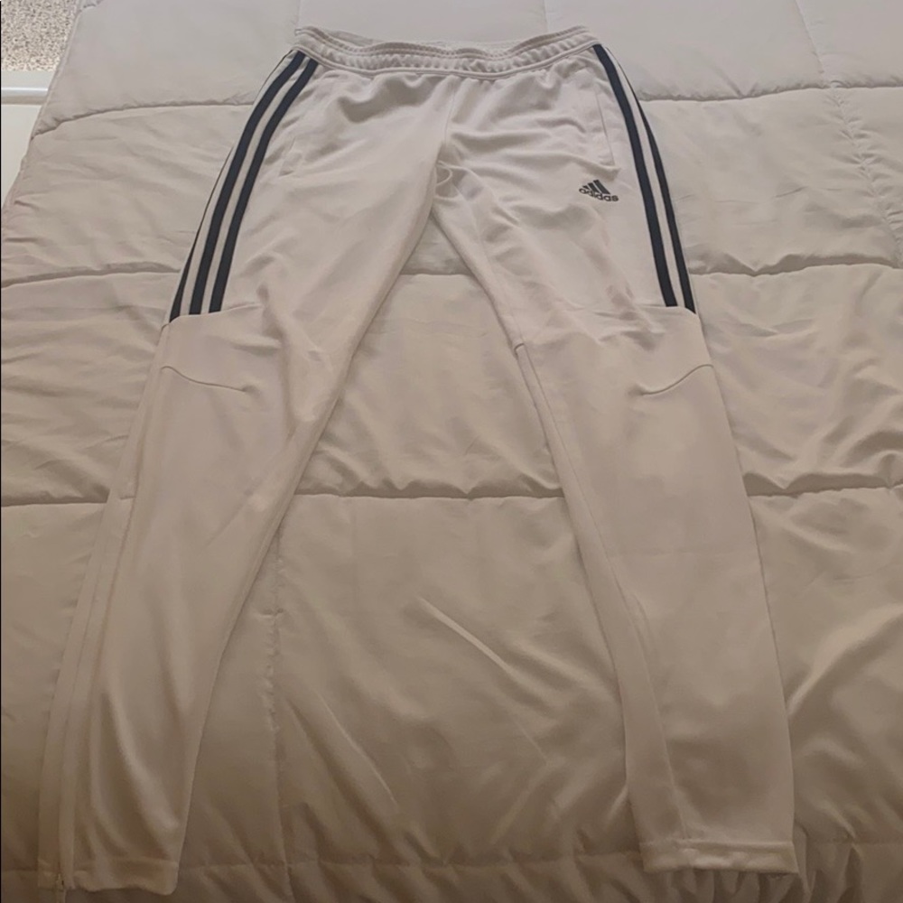 Adidas white sport pants